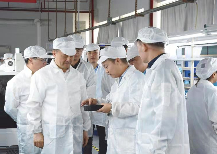 萍乡市委书记陈敏率队到5001拉斯维加斯考察